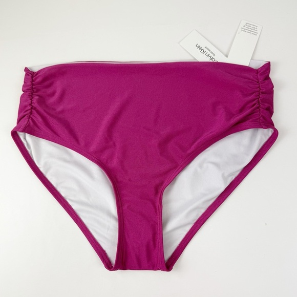 Calvin Klein Other - Calvin Klein Swimwear Bikini Bottom Womens XL Pink Solid Swim NWT